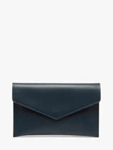 Pochette De Soir�e L Paddock Cuir Etrier Bleu paddock EPAD075L